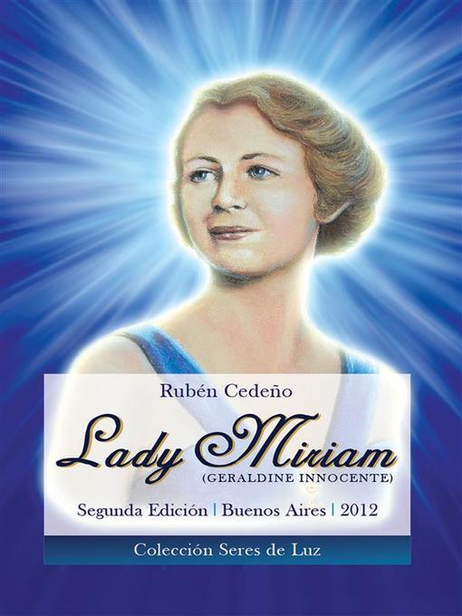 Title details for Lady Miriam by Rubén Cedeño - Available